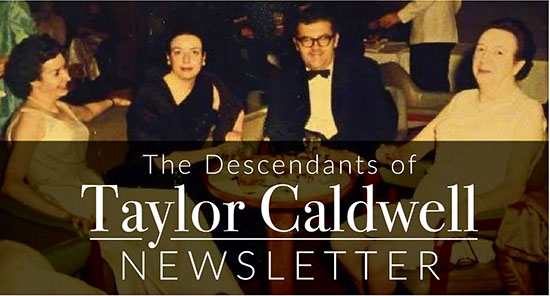 Taylor Caldwell, her two daughters Peggy and Judy, and Ted Goodman, Judy's husband