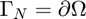 $\Gamma _N = \partial \Omega$