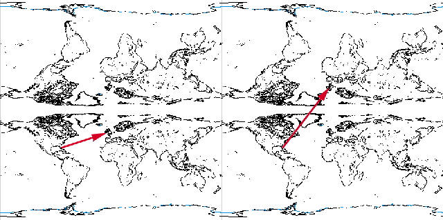 Figure 3 with
two arrows illustrating trips