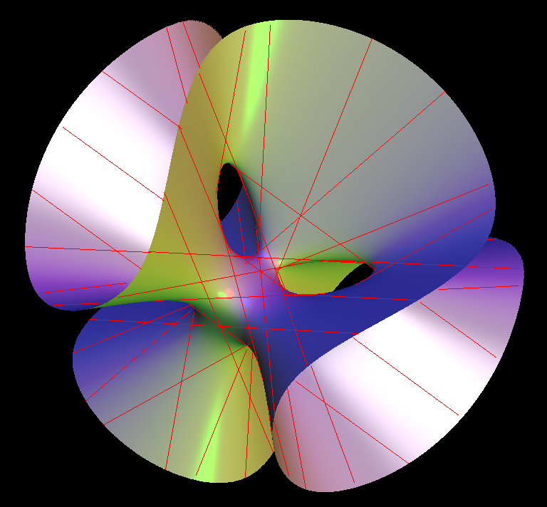 clebsch cubic 27lines